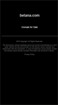 Mobile Screenshot of betana.com